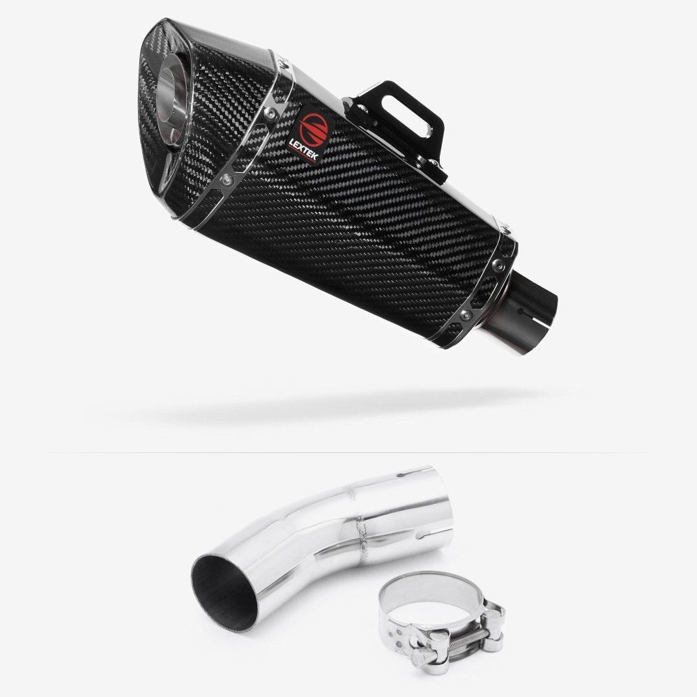 Lextek XP8C Exhaust 210mm with Link Pipe for Kawasaki Z900 RS (18-23)