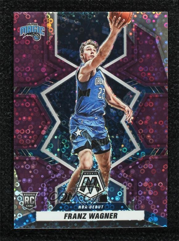 2021 Panini Mosaic NBA Debut Fast Break Purple Prizm 38/50 Franz Wagner #267 hs9