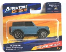 MAISTO/Adventure Force 2021 Ford Bronco Gray 2 Door 