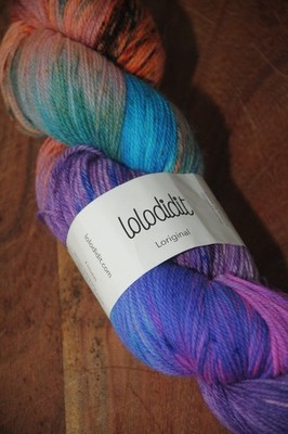 2 Skeins- lolodidit, Fingering, Cano Cristales, Extra Fine SW Merino/ Nylon