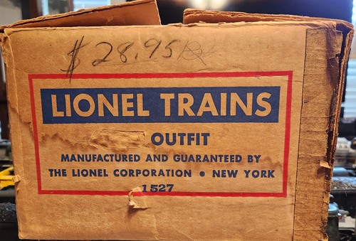 Locomotora de vapor Lionel 1527 1615 1955 juego de carga solo sin trenes buen estado. | Condition: Used