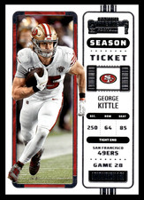 2022 Panini Contenders George Kittle #84 San Francisco 49ers NFL Football Base