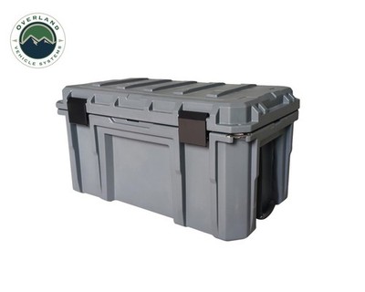 OVS 40100011 D.B.S. Dark Grey 95 QT Dry Box w Drain and Bottle Opener