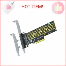 GLOTRENDS PA22110 M.2 NVMe to PCIe 4.0 X4 Adapter for 22110 M.2 NVMe SSD