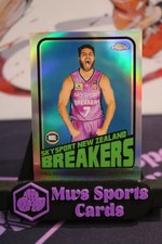 Will McDowell- White New Zealand Breakers 2022-2023 Topps Chrome NBL