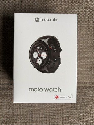 Brand New Still Sealed Motorola Moto Watch Smartwatch 2026 XT2547-2 in Black