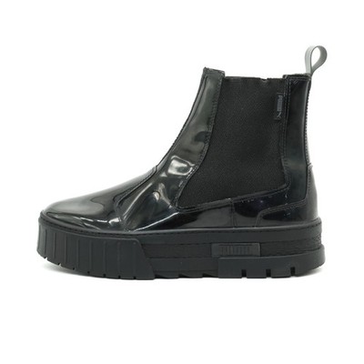 PUMA Damen Chelsea Stiefel Schwarz Synthetik Komfort Chelsea-Stiefel EU 40.5