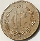 1935 Mexico 10 Centavos Silver — photo from another recent sale