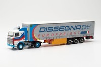 Herpa 316729 Scania 142 Gardinenplanen-Sattelzug Dissegna