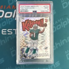 2020 Panini Absolute Kaboom! Tua Tagovailoa K-TT2 PSA 9 Rookie Miami Dolphins