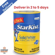 StarKist Solid White Albacore Tuna in Water ,5 Oz Cans  , 4 Pack