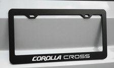 Black License Plate Frame Holder For Corolla Cross Premium