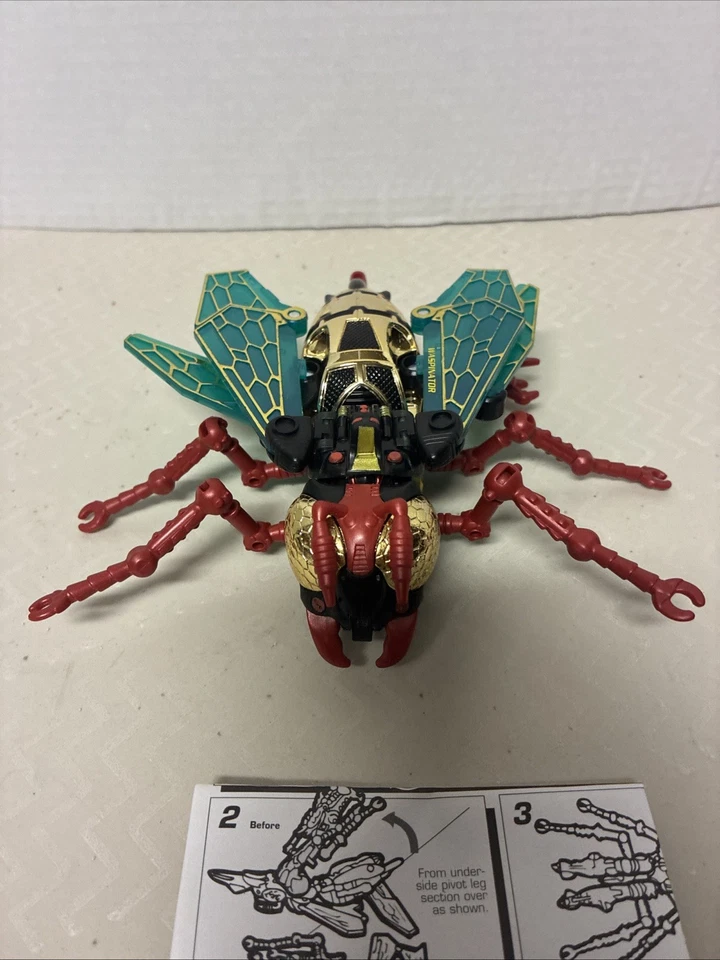Figura Kenner Transformers Beast Wars 1997 vintage WASPINATOR Foto 2 de 4