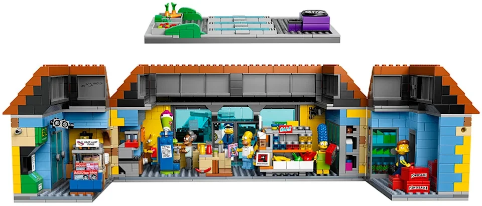 LEGO SIMPSONS: Kwik-E-Mart (71016) CUSTOM (With Figures) - Image 2 of 2