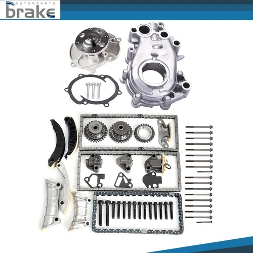 ?Timing Chain Kit Water Oil Pump Bolts For 04-07 Cadillac Saturn 2.8L 3.6L N36A