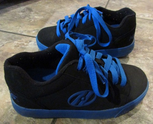 Heelys Recto Up Patines Rodillo Zapatillas Negro/Azul | eBay