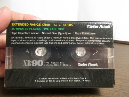 Paquete de 3 cintas de casete Radio Shack XR90 - sesgo normal - rango extendido - tipo 1 - Imagen 2 de 2