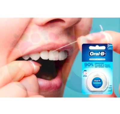 Oral-B Essential Dental Floss Cavity Defense Protection Mint 50M