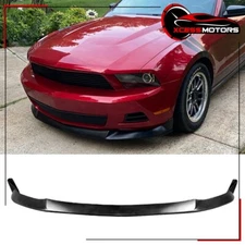Fits 10-12 Ford Mustang V6 Front Bumper Lip Spoiler Splitter S Style PU