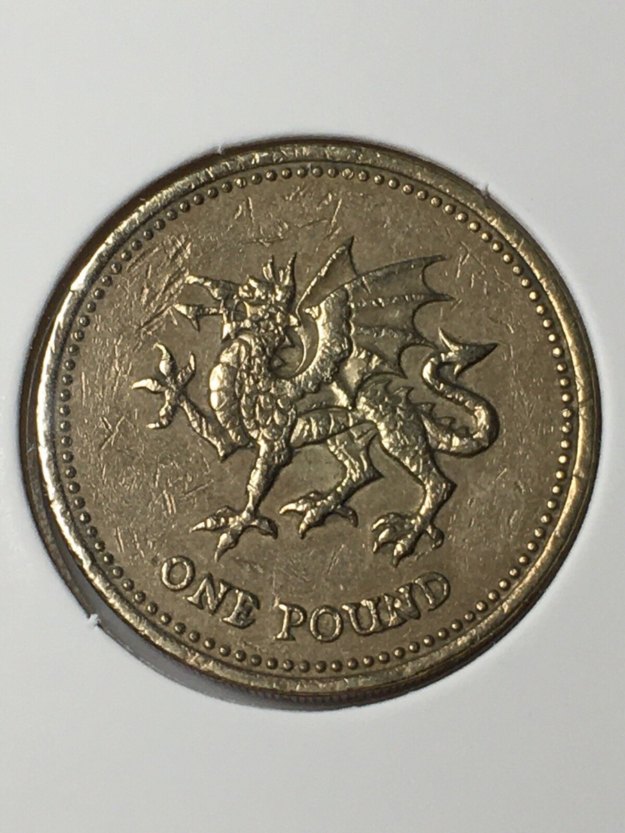 イギリス1ポンドピエフォー2000 ドラゴン