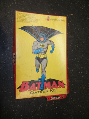  Colorforms Batman Cartoon Kit  Rare Vintage Play Set