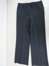 theory Wool blend Stretch Wide leg Flat front pockets Black Pants 6