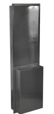 Tork 309051 H1 System Recessed Frame and Waste Receptacle Stainless Steel 56"
