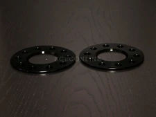 5mm Black Hubcentric 5x114.3 Wheel Spacers (No Lip) 64.1mm Bore for Honda Acura