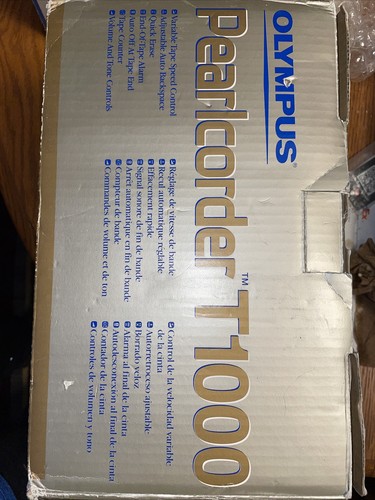 Olympus Pearlcorder T1000 Desktop Cassette Transcriber / Recorder - Bild 6 von 8