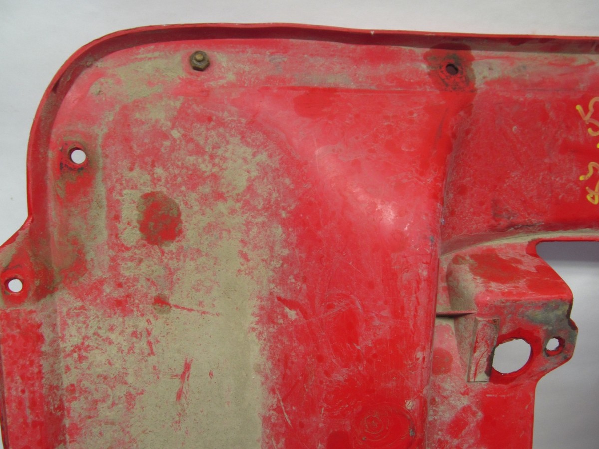 1985 KAWASAKI KLF185 KLF 185 BAYOU REAR FENDER PLASTIC RED | eBay