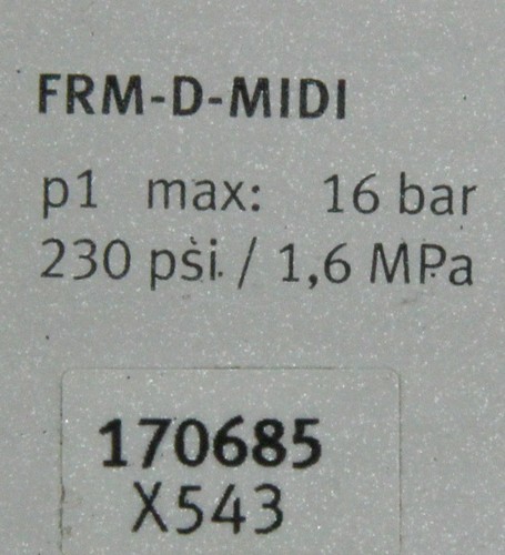 10927 FESTO Ventil Regler Assy, He-D-Midi, Hel-D-Midi, Frm-D-Midi LFR-D-MIDI - Bild 9 von 9