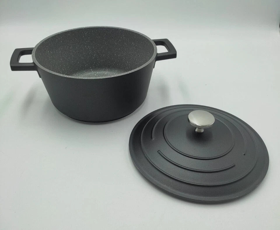 Auflaufform 20 cm Aluminium Masterclass MCMCRD20  Schwarz - Bild 2 von 4