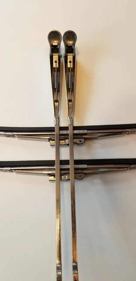 Fits Jeep CJ5 CJ6 CJ7 CJ8 STAINLESS ARMS AND WIPER BLADES FOR 1968 TO 1986 WITH  - Image 3 of 4