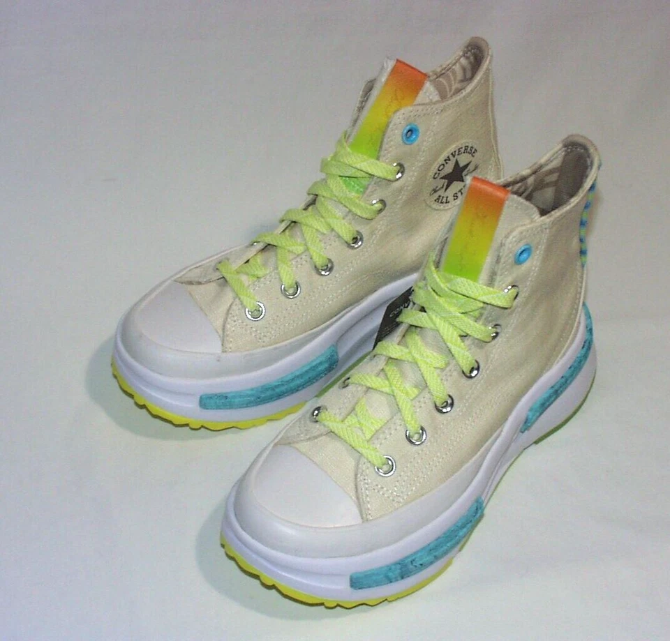 Converse Chuck Taylor Run Star Legacy CX Hi A03694C Natural, Mulher 6.5, Homens 5, Novo - Imagem 2 de 4