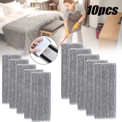 10Pack Replacement Microfiber Cleaning Pads Heads Washable Reusable Cleaning