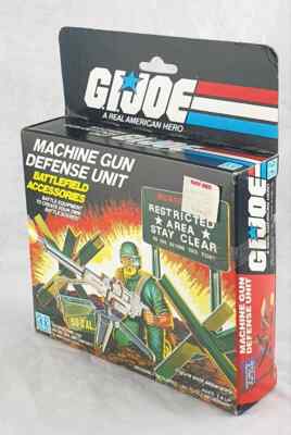 Gi Joe Machine Gun Defense Unit Box sealed