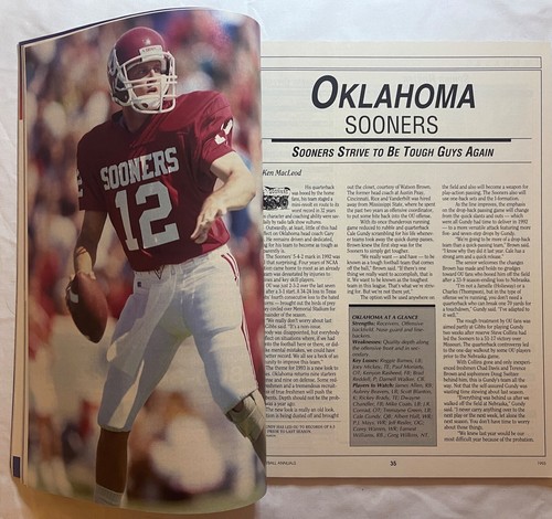 Lindy's College Football Big East 1993 Preseason Preview Magazine-Vintage-Good - Picture 2 of 9