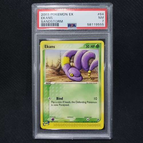 Ekans graded PSA 7 for sale on eBay