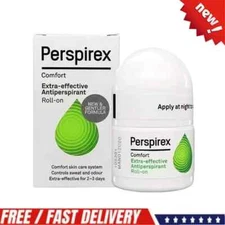 Perspirex Comfort 20mL Roll-On – 24h Freshness, Odor & Sweat Protection, Gentle 