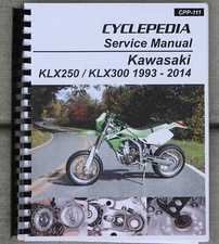 1993-2014 Kawasaki KLX250 KLX300 KLX 250 300 SERVICE & REPAIR MANUAL