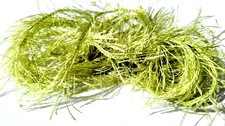 CRYSTAL ICE HACKLE - OLIVE - 5 Yds. - Feather Replacement - Fly Tying Materials