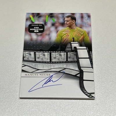 Panini Noir Road to FIFA World Cup Maunel Neuer /10 On Card Freeze Frame Auto