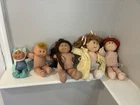 Cabbage Patch Kids Vintage Cloth Play Doll Lot of 5 mixed years and lot