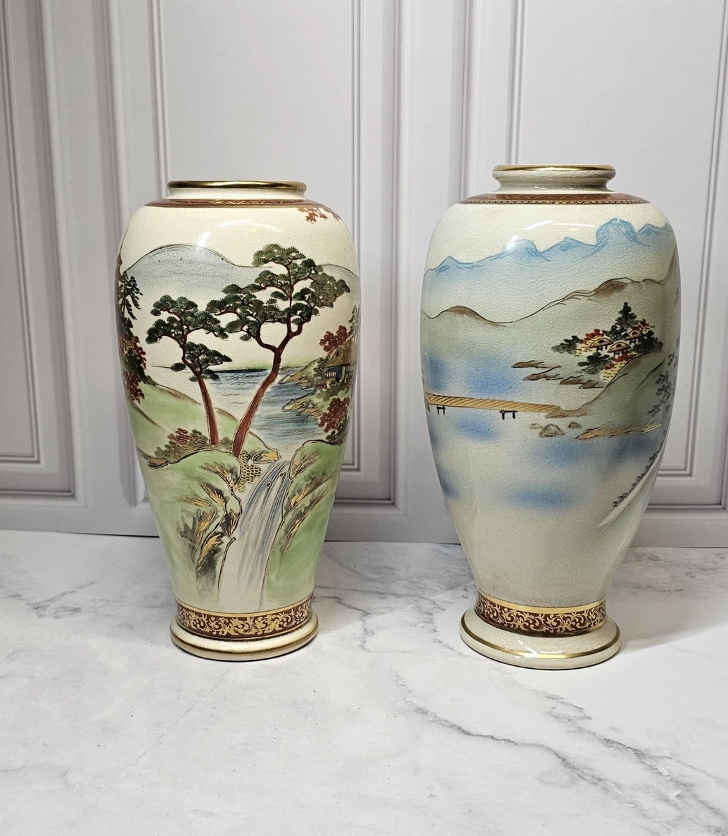 萨摩在日本古董花瓶| eBay