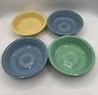 Set Of 4 Fiestaware HLC Cereal Soup Bowls 6 3/4” Mixed Colors