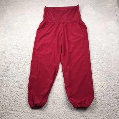 Lululemon Om Pants Womens 6 (28x23) Rosewood Harem Baggy Crop Performance Jogger