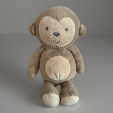 Child of Mine by Carters Monkey Plush Stuffed Animal Rattle Tan Brown 2013 62075