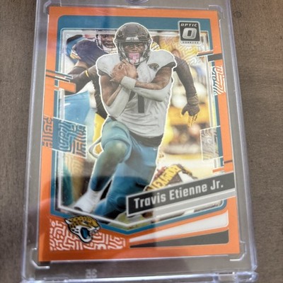 2023 Donruss Optic - Travis Etienne Jr #86 Orange Prizm /249 Jaguars super mint!