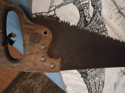 Original Antique Bushman Edsbyns, Sweden Handsaw Rare