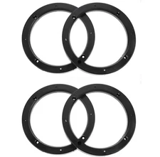 4× 6.5" Car Door Speaker Subwoofer Custom Mounting Bracket Spacer Rings Adapter